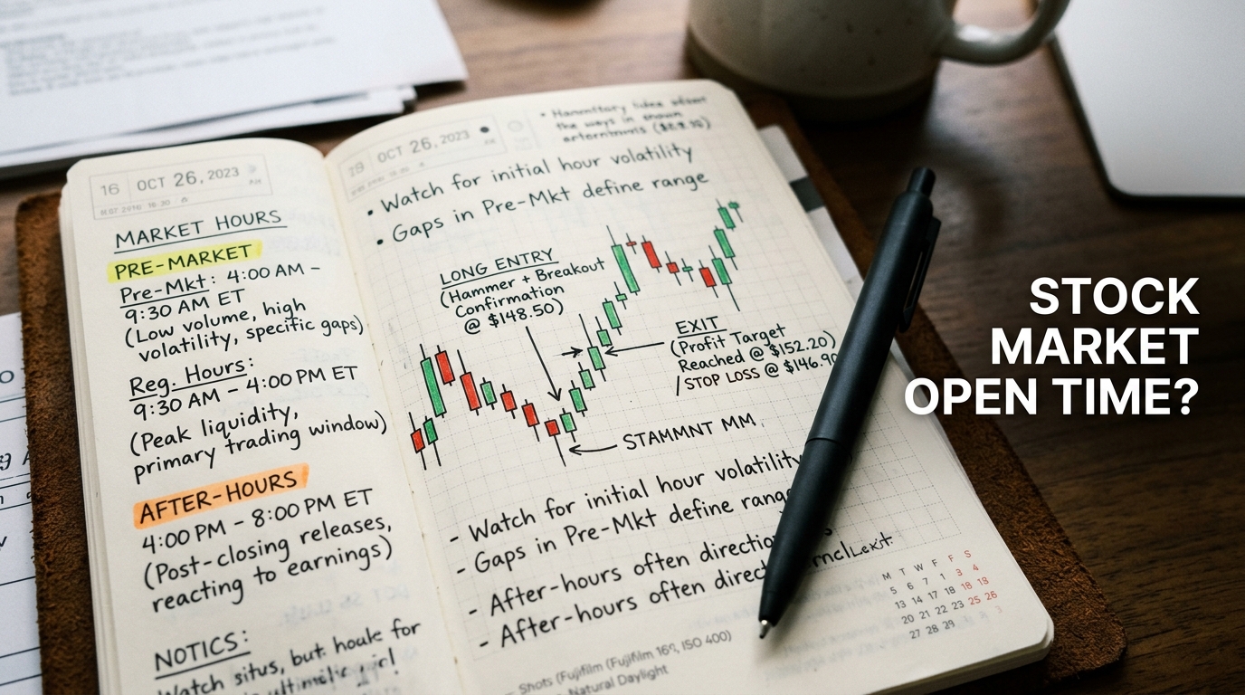 What time does stock market open?