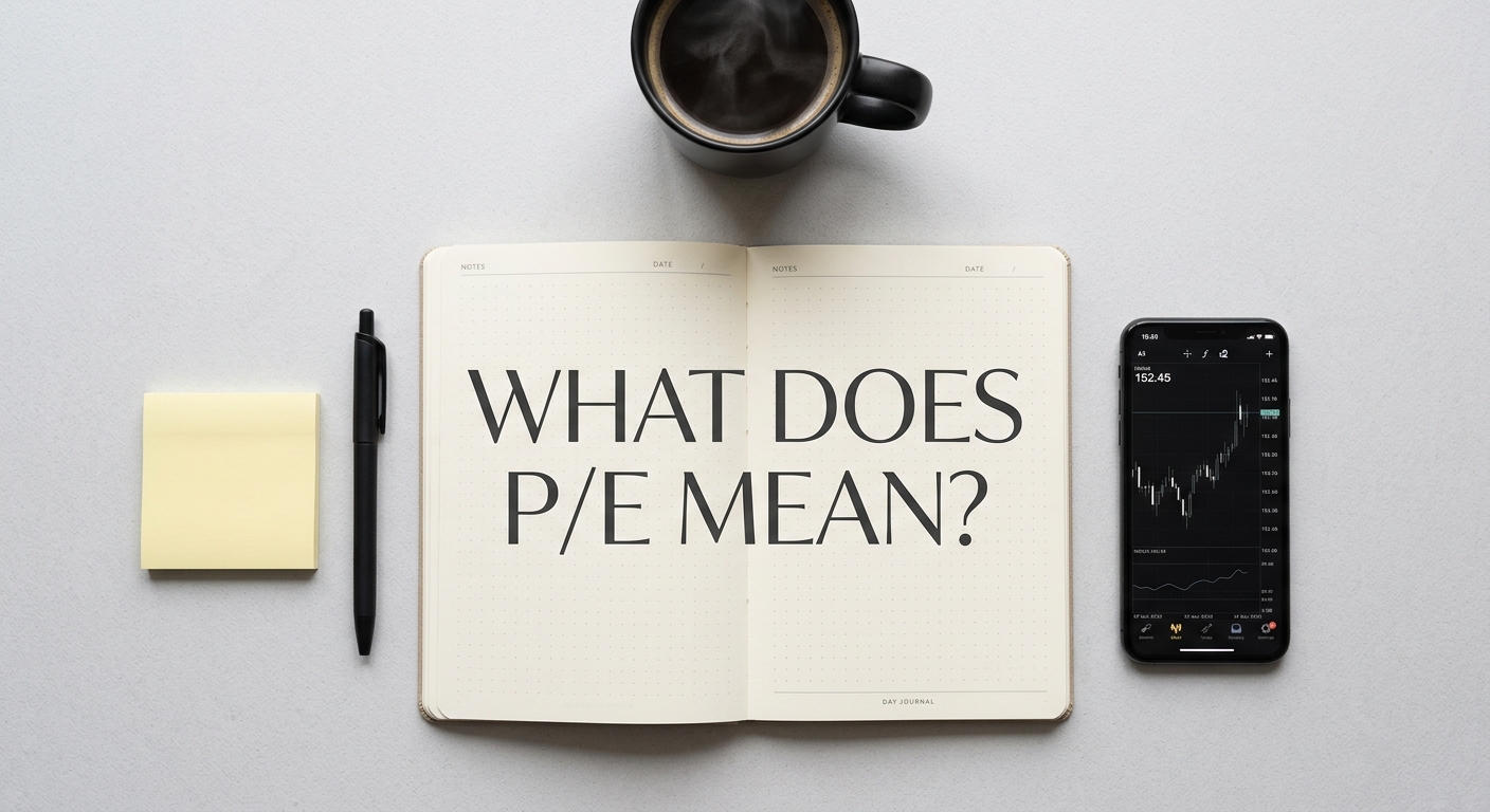 What does p/e ration mean?