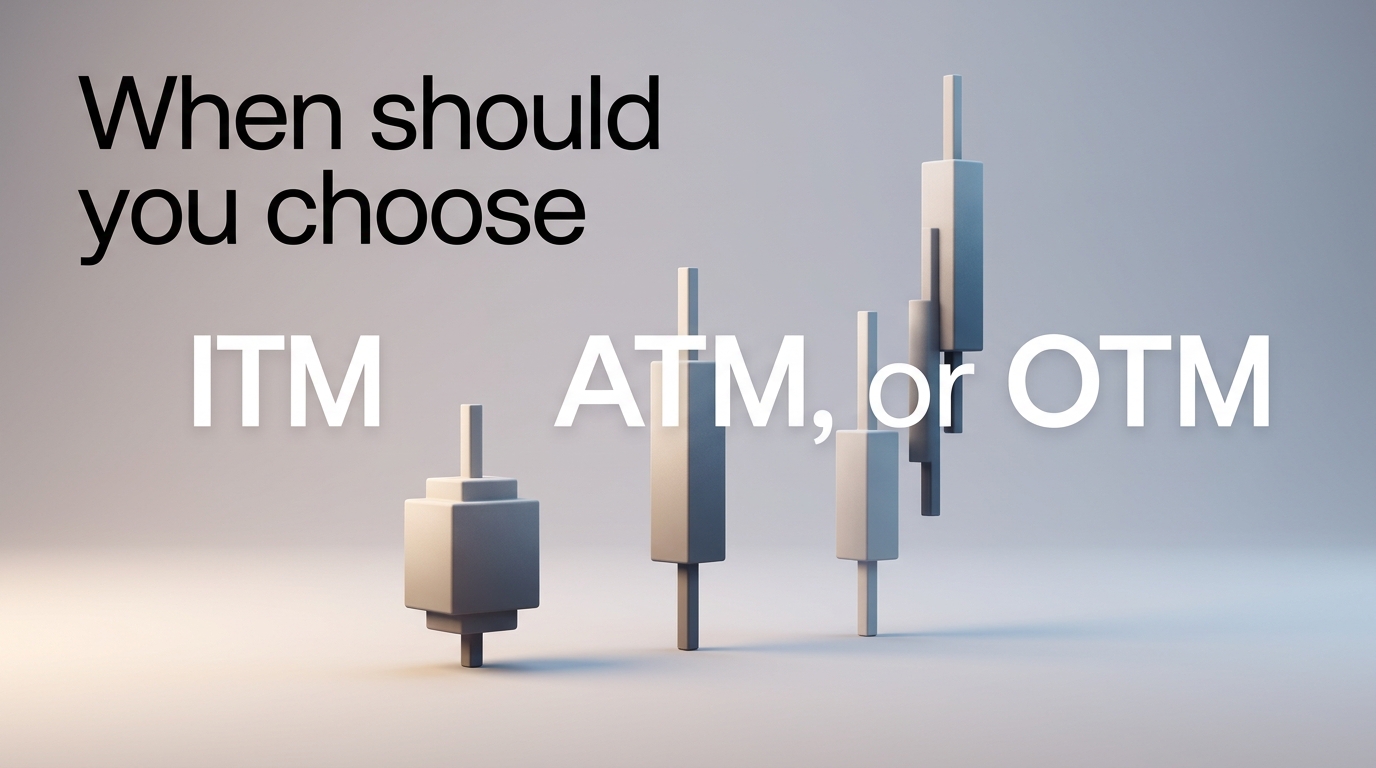 When should you choose ITM, ATM, or OTM options?