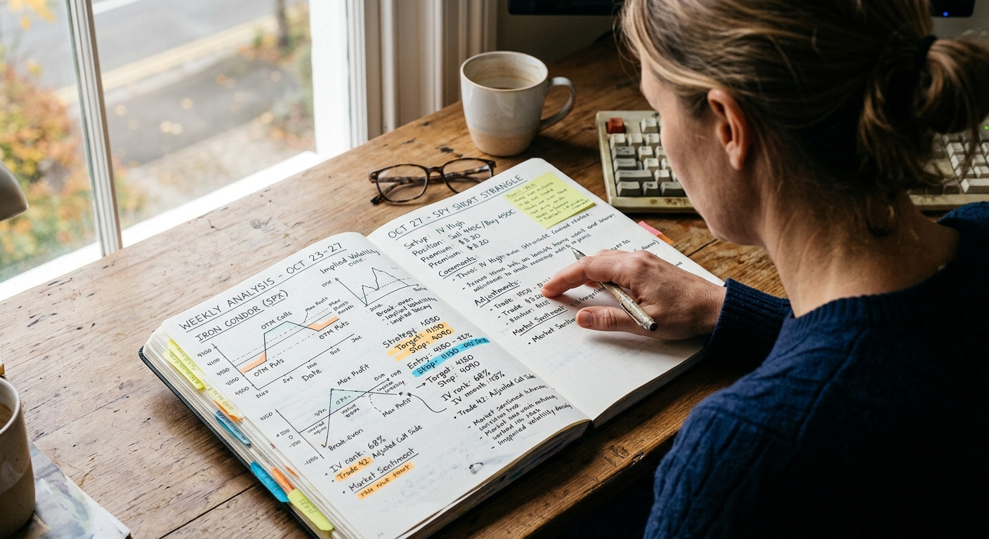 Trading Journal for Options Traders: What Actually Helps