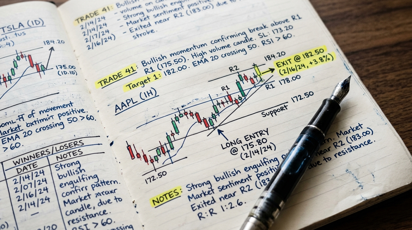 How to Keep a Trading Journal Without Quitting