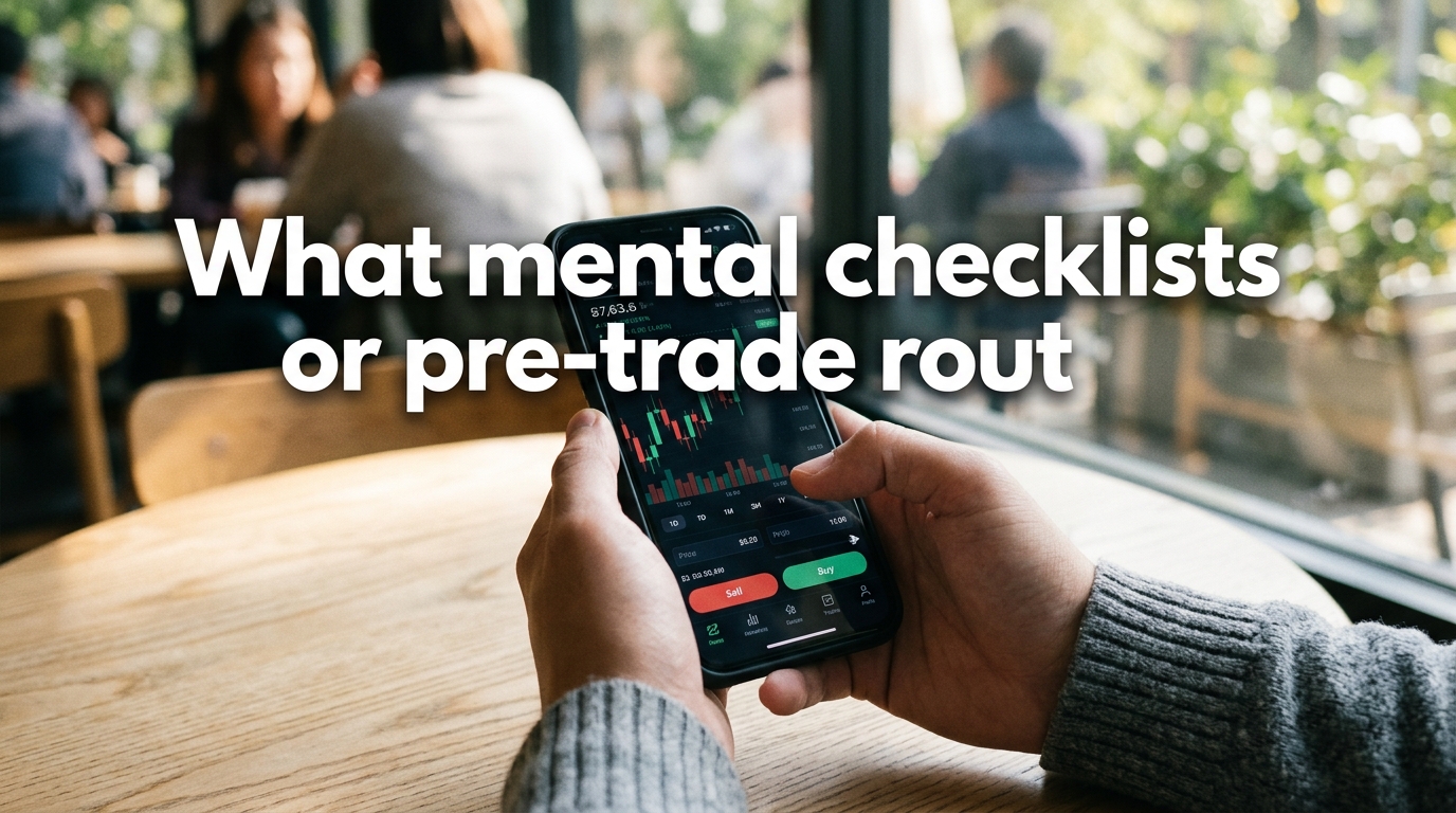 What mental checklists or pre-trade routines work best to prevent revenge trading after a big loss on a leveraged position?